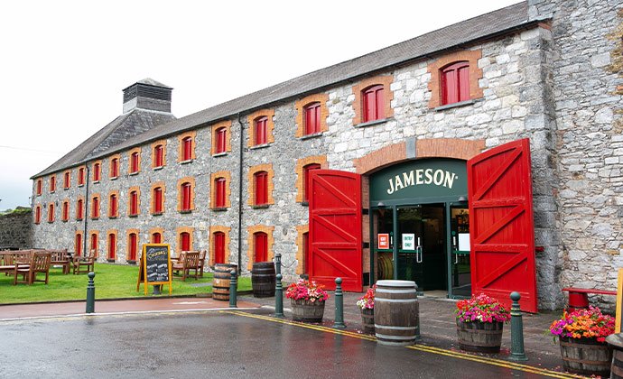 Jameson factory entrance.