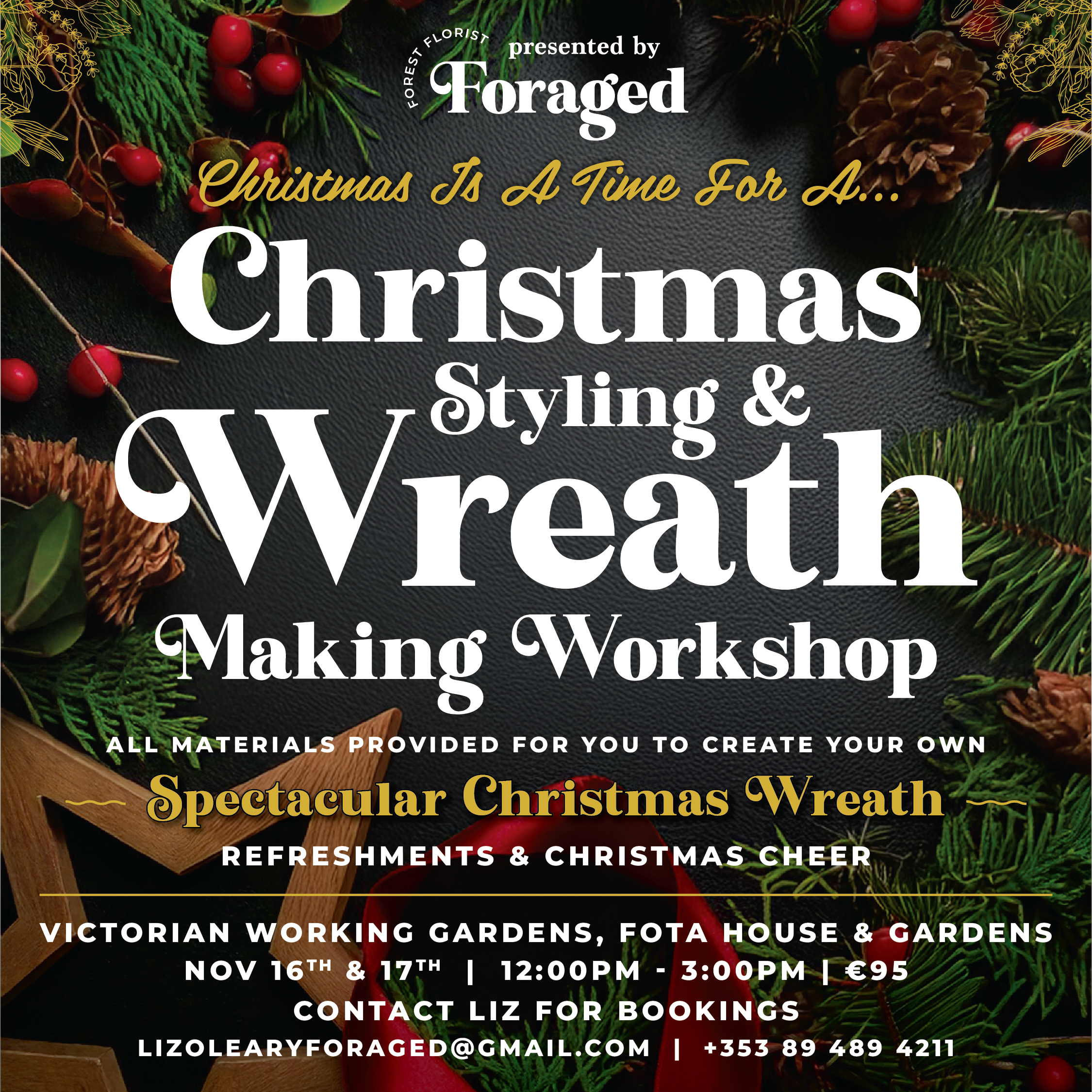 Christmas Styling & Wreath Making Workshop