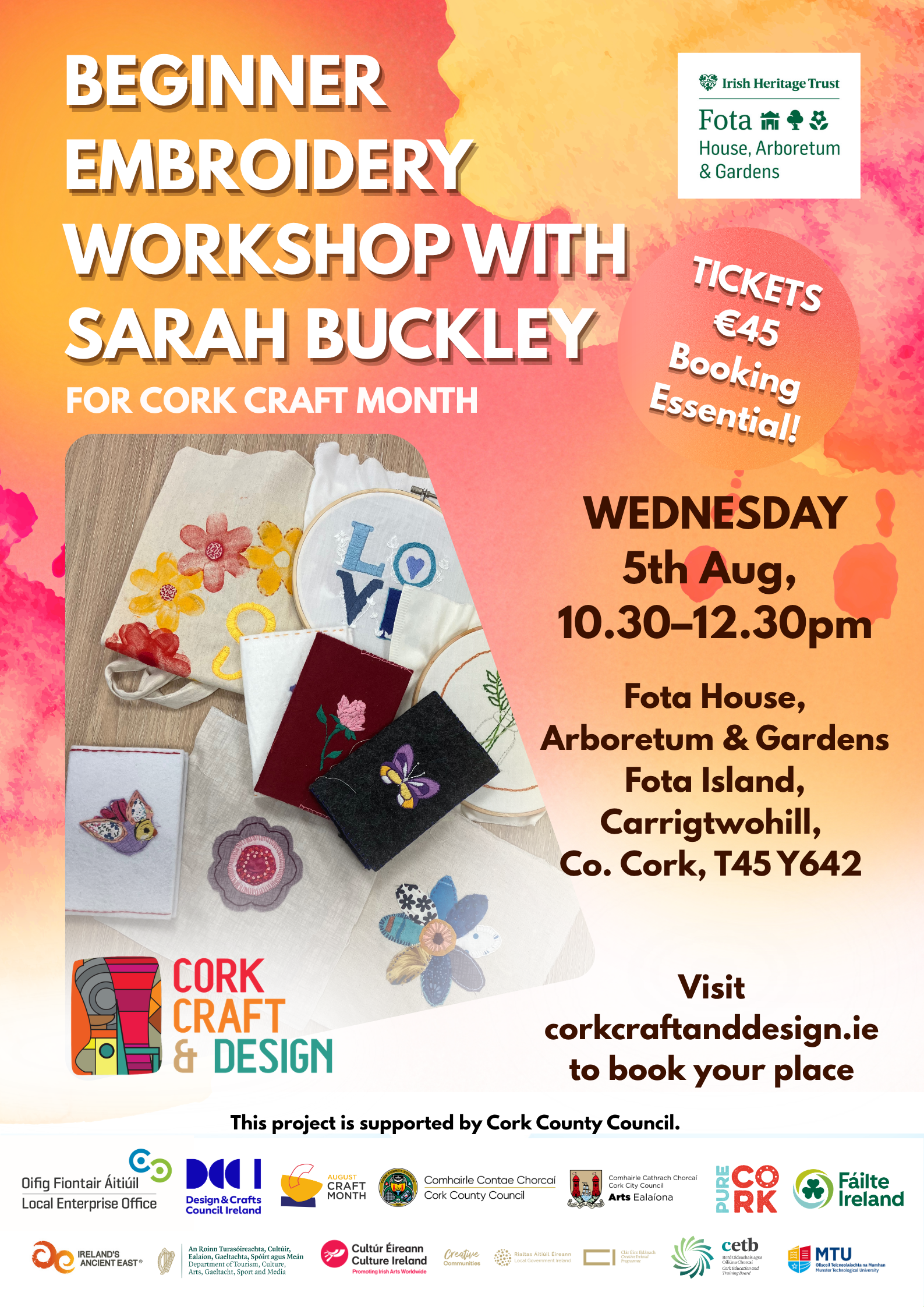 BEGINNER EMBROIDERY WORKSHOP WITH SARAH BUCKLEY (1)